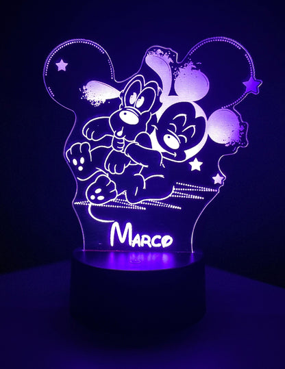 Lámpara de Mickey Personalizada