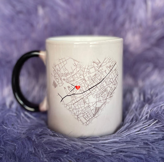 Taza Mapa Love