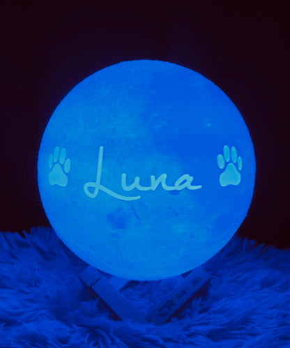 Lámpara Luna 3D