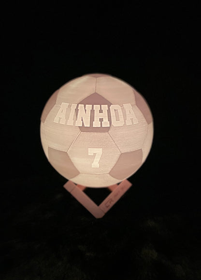 Lámpara 3D Balón de Fútbol