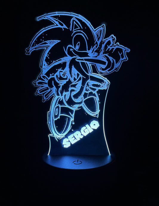 Lámpara Sonic, regalo con luz LED de 16 colores y mando a distancia