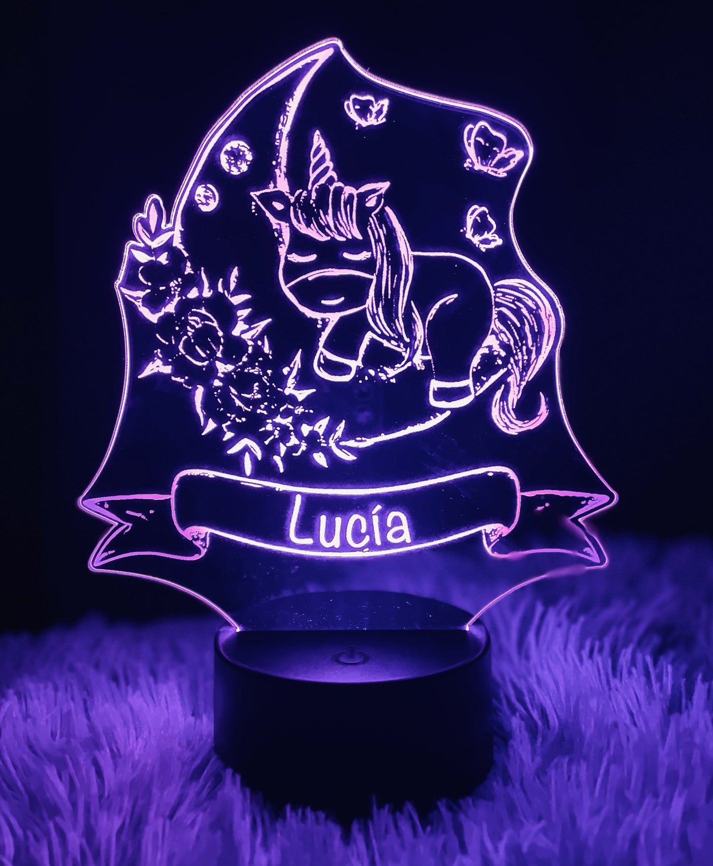 Lámpara Unicornio Personalizada