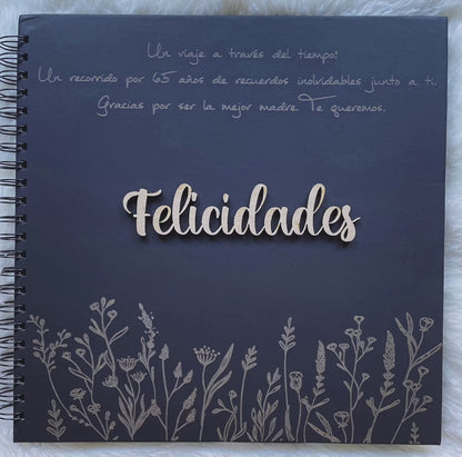 Álbum Libro de Firmas Flores