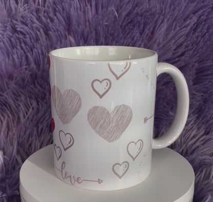 Taza Foto Corazones